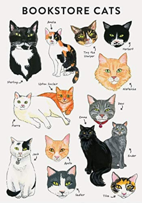 Bibliophile Flexi Journal: Bookstore Cats ((Cat Gifts for Cat Lovers, Cat Journal, Cat-Themed Gifts)) by Jane Mount, 9781452167275