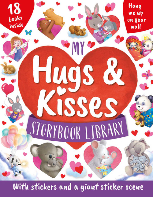 My Hugs & Kisses Storybook Library (With 18 Books and 6 Sticker Sheets) by IglooBooks, 9781800228290