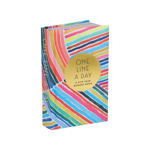 Rainbow One Line a Day (A Five-Year Memory Book) (Miniature Edition) by Kindah Khalidy, 9781452174808