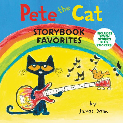 Pete the Cat Storybook Favorites (7 Stories in 1 Book Plus Stickers) by James Dean, Kimberly Dean, James Dean, 9780062894847