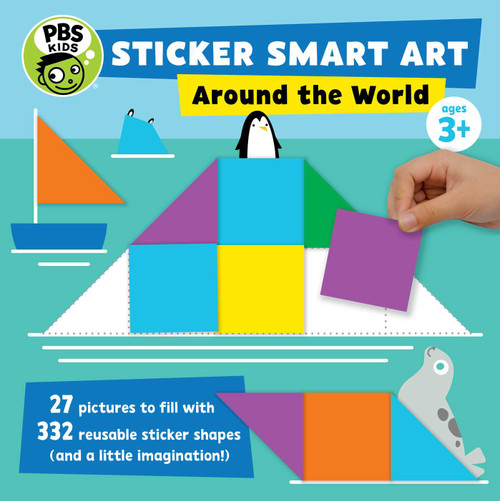 Sticker Smart Art: Around the World by PBS KIDS, Georgia Rucker, 9781941367926