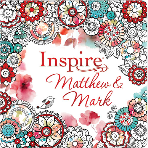 Inspire: Matthew & Mark (Softcover) (Coloring & Creative Journaling through Matthew & Mark) by New Living Translation, Tyndale, 9781496454980