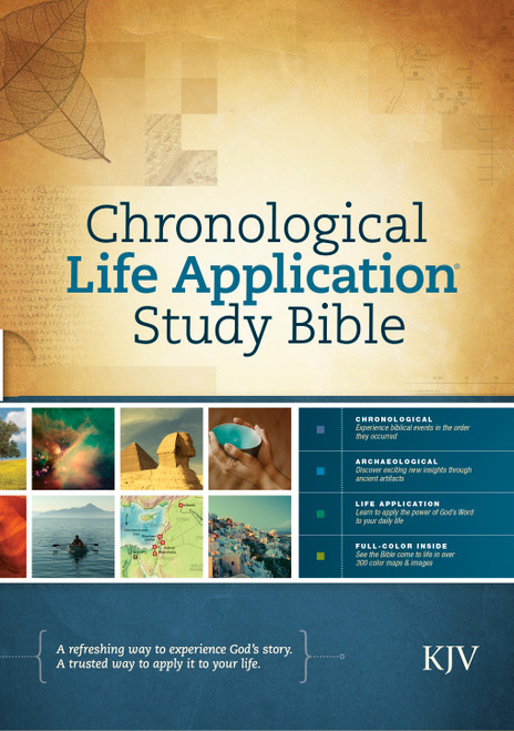 KJV Chronological Life Application Study Bible (Hardcover) by Tyndale, 9781414380582