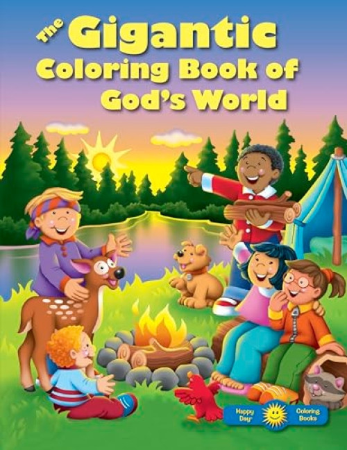 The Gigantic Coloring Book of God's World by Tyndale, 9781414394992