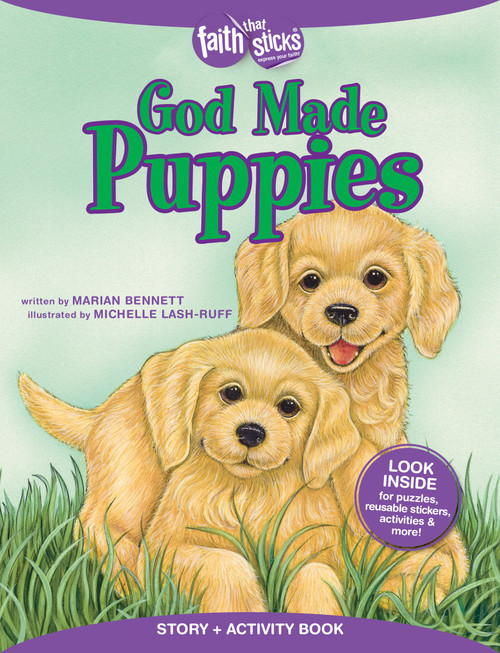 God Made Puppies Story + Activity Book by Marian Bennett, Michelle Lash-Ruff, 9781414398266