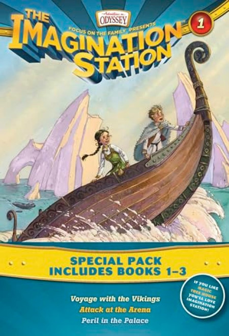 Imagination Station Books 3-Pack: Voyage with the Vikings / Attack at the Arena / Peril in the Palace by Paul McCusker, Marianne Hering, 9781589976955