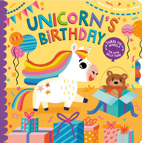 Unicorn's Birthday (Turn the Wheels for Some Silly Fun!) by Lucy Golden, 9780593180303