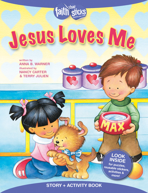 Jesus Loves Me Story + Activity Book by Anna B. Warner, Nancy Carter, Terry Julien, 9781496403155
