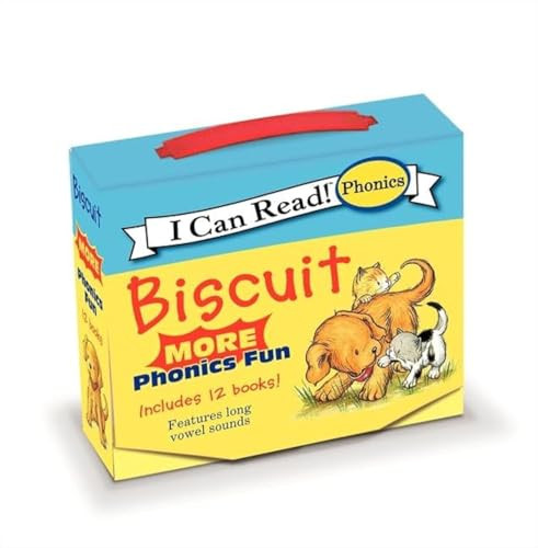 Biscuit: MORE 12-Book Phonics Fun! (A Box of 12 Mini-Books Featuring Short and Long Vowel Sounds for Dog Lovers) by Alyssa Satin Capucilli, Pat Schories, 9780062086532