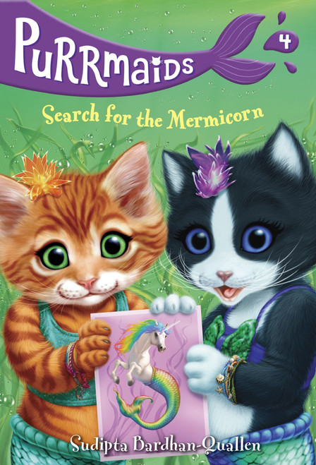 Purrmaids #4: Search for the Mermicorn by Sudipta Bardhan-Quallen, Vivien Wu, 9781524701703