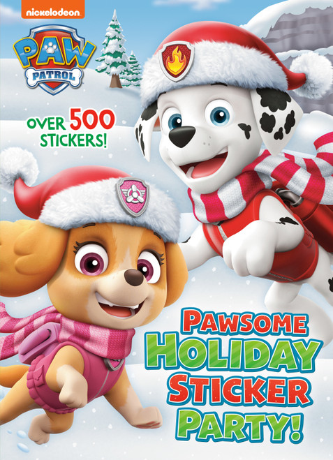 Pawsome Holiday Sticker Party! (PAW Patrol) (A Holiday Book for Kids with Over 500 Stickers) by Golden Books, Golden Books, 9780593380482