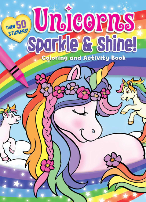 Unicorns Sparkle & Shine! Coloring and Activity Book by Editors of Silver Dolphin Books, 9781645175070