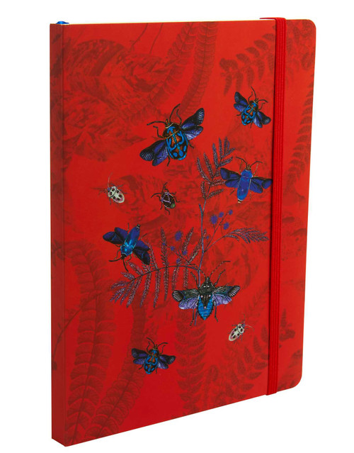 Art of Nature: Flight of Beetles Notebook with Elastic Band by Insight Editions, 9781647222048