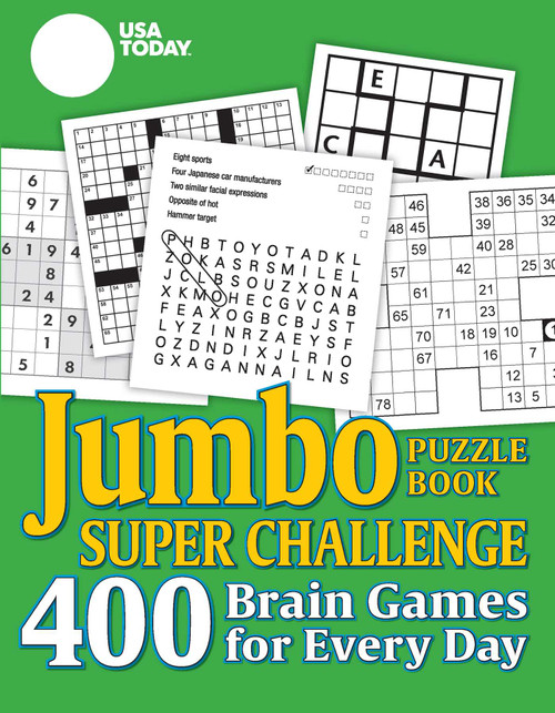 USA TODAY Jumbo Puzzle Book Super Challenge (400 Brain Games for Every Day) by USA TODAY, 9781524851149
