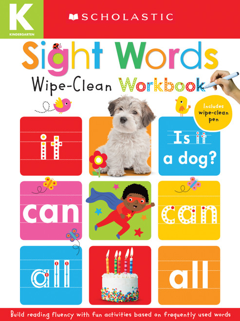 Sight Words: Scholastic Early Learners (Wipe-Clean Workbook) by Scholastic, 9781338645545