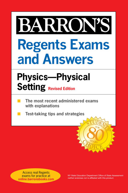 Regents Exams and Answers Physics Physical Setting Revised Edition by Miriam Lazar, 9781506266374
