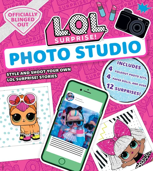 L.O.L. Surprise! Photo Studio ((L.O.L. Gifts for Girls Aged 5+, LOL Surprise, Instagram Photo Kit, 12 Exclusive Surprises, 4 Exclusive Paper Dolls)) by Insight Kids, 9781647221096