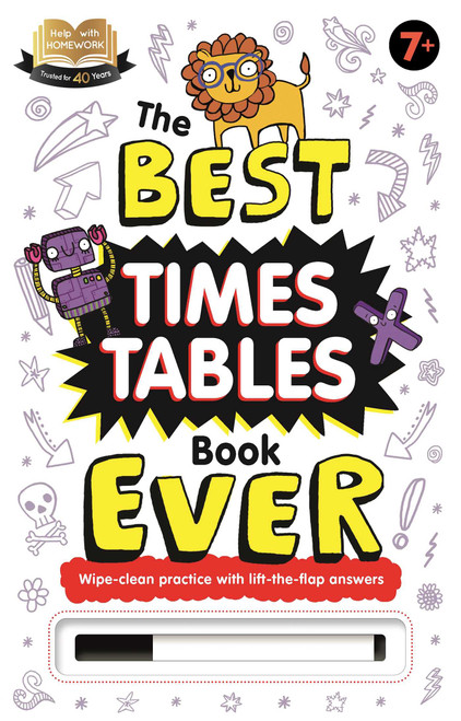 The Best Times Tables Book Ever (Wipe-Clean Workbook) by IglooBooks, Katie Abey, 9781839036460