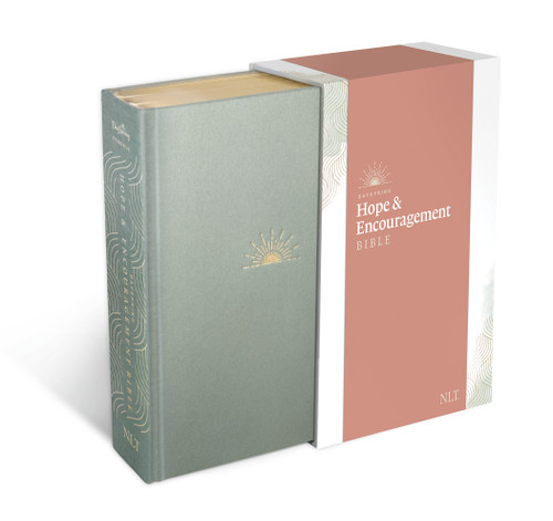NLT DaySpring Hope & Encouragement Bible (Hardcover Deluxe, Seafoam Green) by New Living Translation, Tyndale, DaySpring, 9781496452979