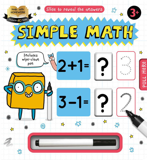 Help with Homework: Simple Math-Wipe-Clean Workbook Includes Wipe-Clean Pen by IglooBooks, Katie Abey, 9781801087193
