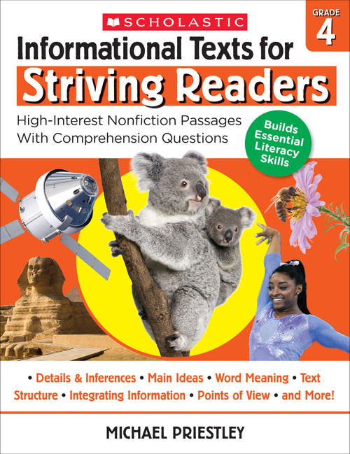 Informational Texts for Striving Readers: Grade 4 by Michael Priestley, 9781338714654