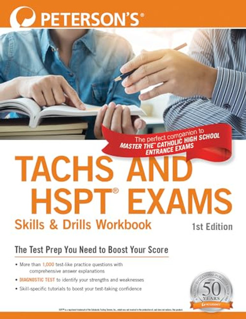 Peterson's TACHS and HSPT Exams Skills & Drills Workbook by Peterson's, 9780768943689