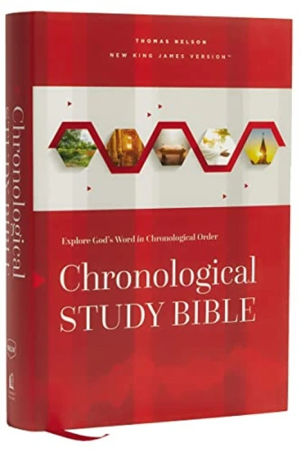 NKJV, Chronological Study Bible, Hardcover, Comfort Print (Holy Bible, New King James Version) by Thomas Nelson, 9780785239543
