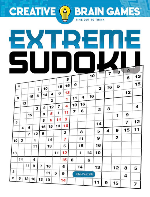 Creative Brain Games Extreme Sudoku by John Pazzelli, 9780486849102