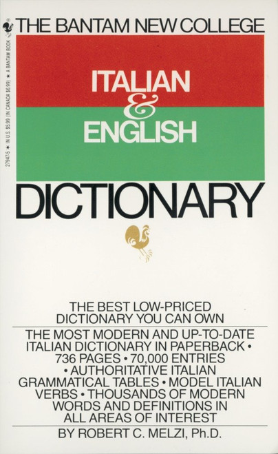 The Bantam New College Italian & English Dictionary (Miniature Edition) by Robert C. Melzi, 9780553279474