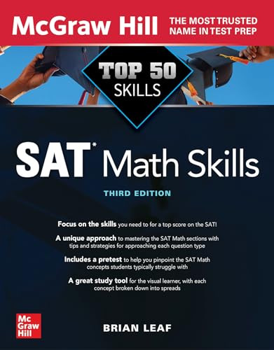 Top 50 SAT Math Skills, Third Edition by Brian Leaf, 9781264274802
