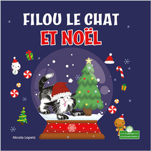 Filou le chat et Noël (A Silly Kitty Christmas) by Nicola Lopetz, Annie Evearts, 9781039609792