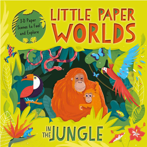 Little Paper Worlds: In the Jungle (3-D Paper Scenes Board Book) by IglooBooks, Neil Clark, 9781800228658