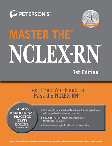 Master the NCLEX-RN Exam by Peterson's, 9780768943665