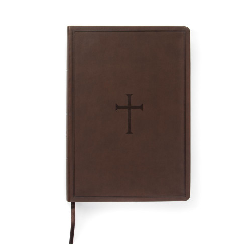 CSB Super Giant Print Reference Bible, Value Edition, Brown LeatherTouch by CSB Bibles by Holman, 9781087758022
