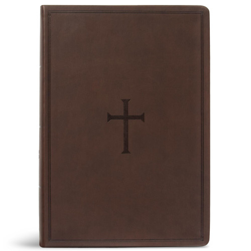 CSB Super Giant Print Reference Bible, Value Edition, Brown LeatherTouch by CSB Bibles by Holman, 9781087758022