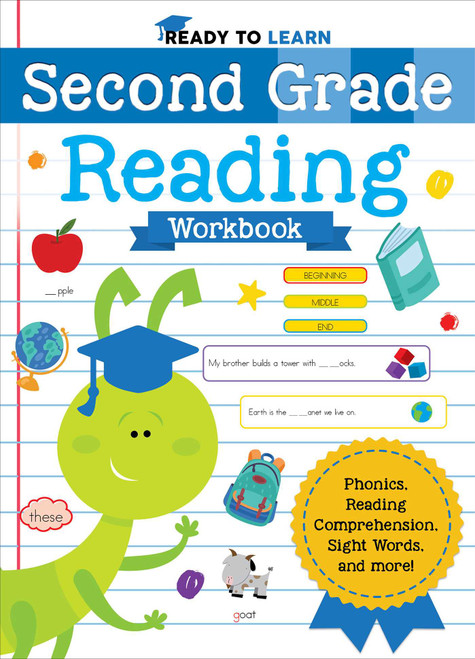 Ready to Learn: Second Grade Reading Workbook (Phonics, Reading Comprehension, Sight Words, and More!) by Editors of Silver Dolphin Books, 9781645179078