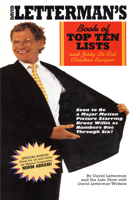 David Letterman's Book of Top Ten Lists (and Zesty Lo-Cal Chicken Recipes) by David Letterman, David Letterman Writers, 9780553763577