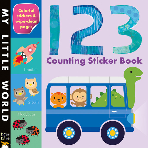 123 Counting Sticker Book by Tiger Tales, Fhiona Galloway, 9781589254442