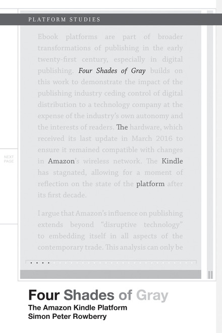 Four Shades of Gray (The Amazon Kindle Platform) by Simon Peter Rowberry, 9780262543507