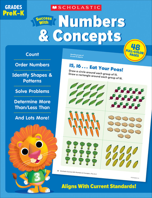 Scholastic Success with Numbers & Concepts Workbook - 9781338798579 by Scholastic Teaching Resources, 9781338798579