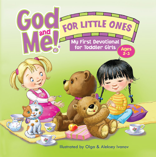 God and Me! for Little Ones (My First Devotional for Toddler Girls Ages 2-3) by Rose Publishing, 9781584111825