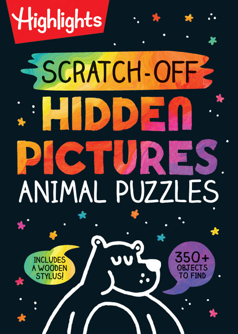 Scratch-Off Hidden Pictures Animal Puzzles by Highlights, 9781644726754