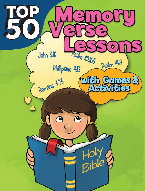 Top 50 Memory Verse Lessons with Games & Activities by Lindsey Whitney, 9781628625059