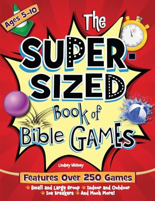 The Super-Sized Book of Bible Games by Lindsey Whitney, 9781628625462