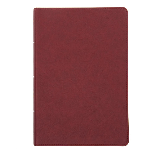 NASB Giant Print Reference Bible, Burgundy LeatherTouch, Indexed by Holman Bible Publishers, 9781087766058