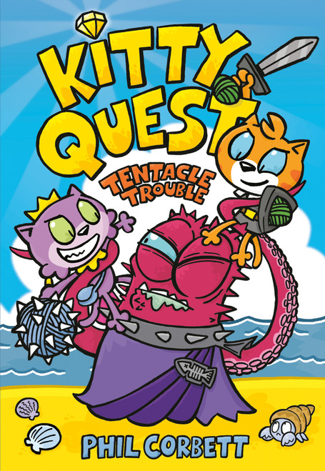 Kitty Quest: Tentacle Trouble: A Graphic Novel - 9780593205495 by Phil Corbett, 9780593205495