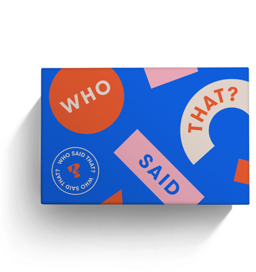 Who Said That? (A game of quotes  430 cards) by Smith Street Books, 9781922417107