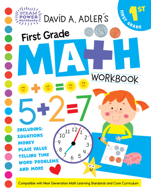 David A. Adler's First Grade Math Workbook by David A. Adler, Edward Miller, 9780823453146