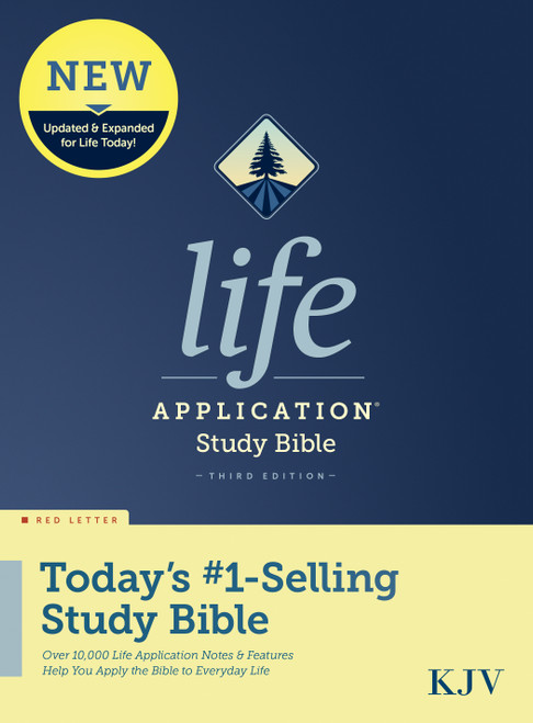 KJV Life Application Study Bible, Third Edition (Hardcover, Red Letter) by Tyndale, 9781496439734