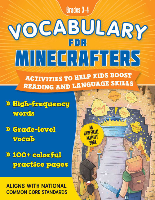 Vocabulary for Minecrafters: Grades 3-4 by Sky Pony Press, Grace Sandford, 9781510771109